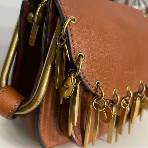 !SOLD! Authentic Chloe Hudson Mini Charm Shoulder Bag 2015 ! - Picture 2 of 14